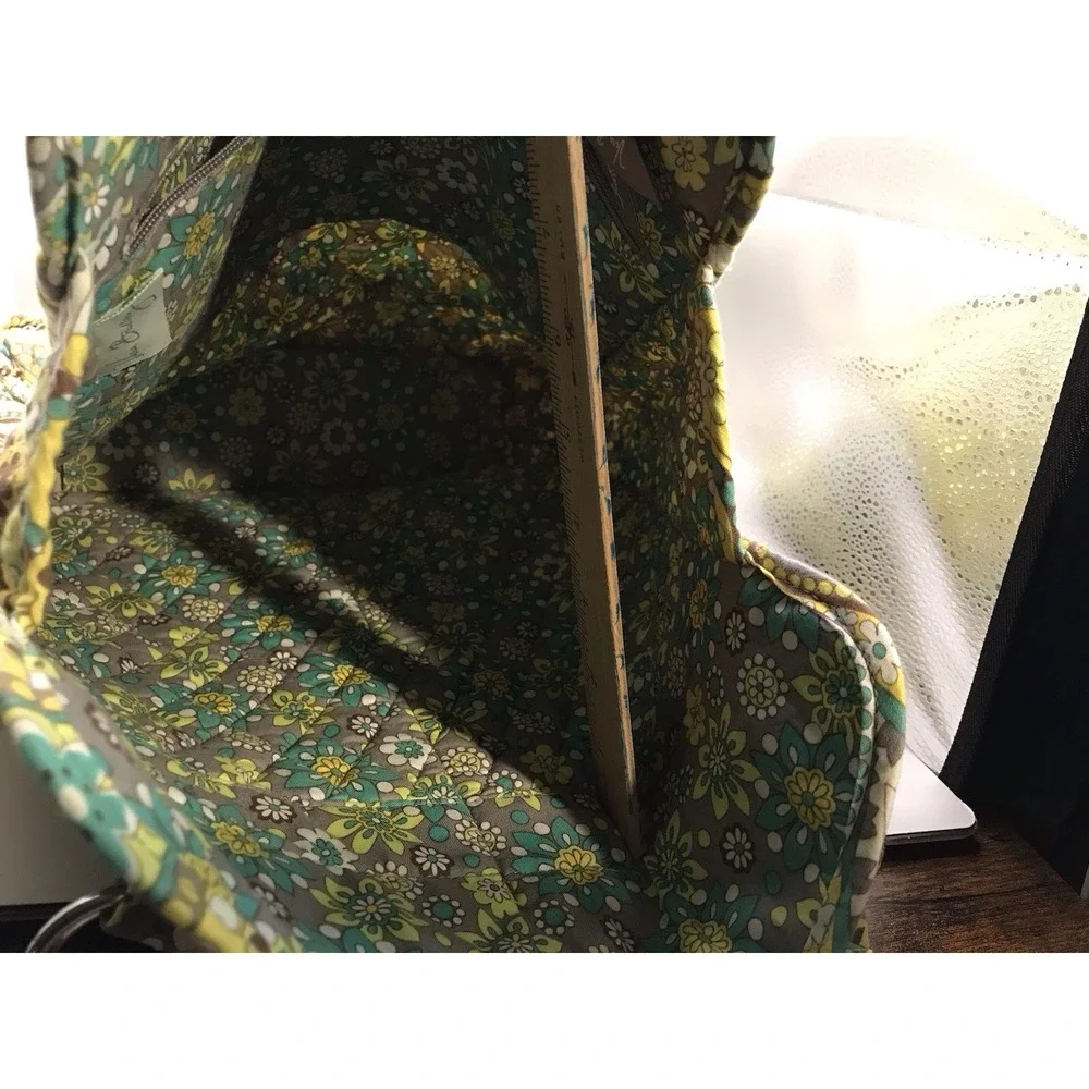 Vera Bradley‎ Campus Tote In Lemon Parfait Retired